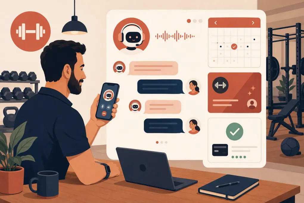 Gym operator using an AI receptionist to manage membership renewal calls and payments
