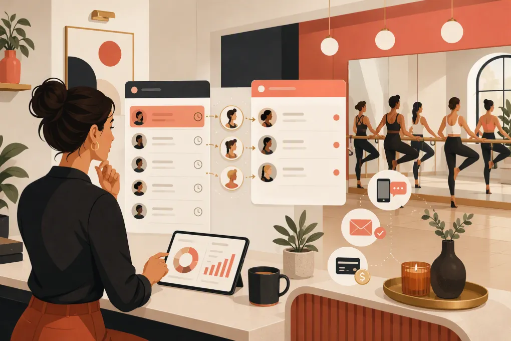 Barre studio operator comparing software for class waitlists and bookings