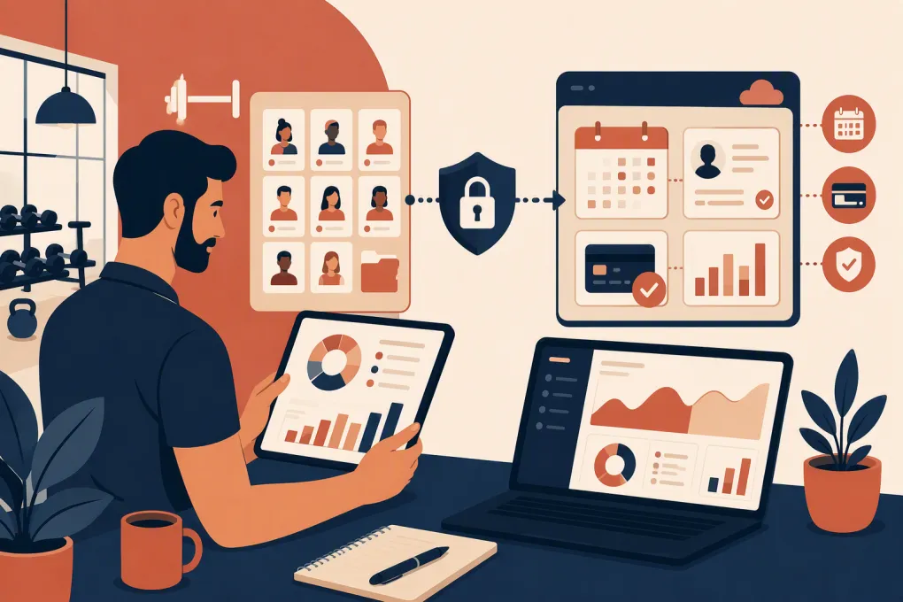 Gym operator budgeting a secure migration of member, booking, billing, and CRM data